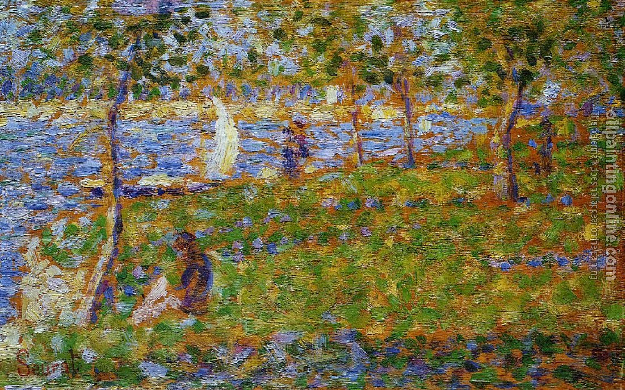 Seurat, Georges - La Grande Jatte, Sailboat